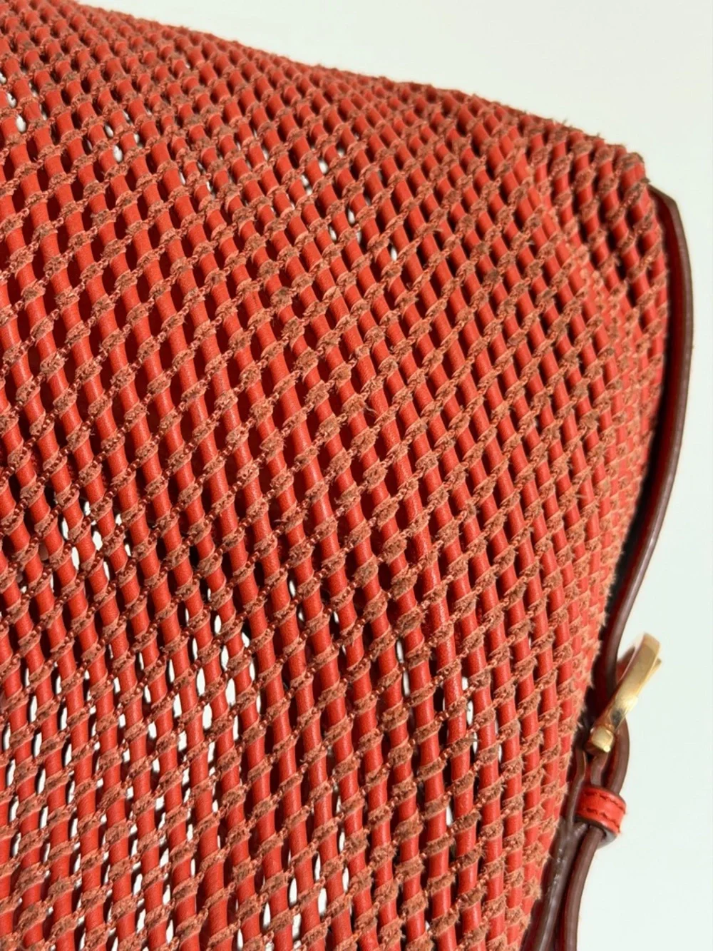 Salvatore Ferragamo Woven Leather Hobo Bag